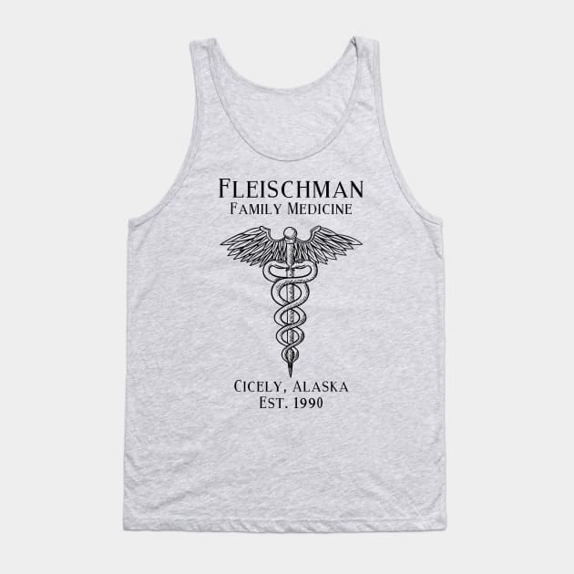 Fleischman Family Medicine Northern Exposure Cicely Tank Top by SonnyBoyDesigns